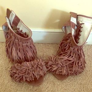 Jeffrey Campbell Fringe Heels